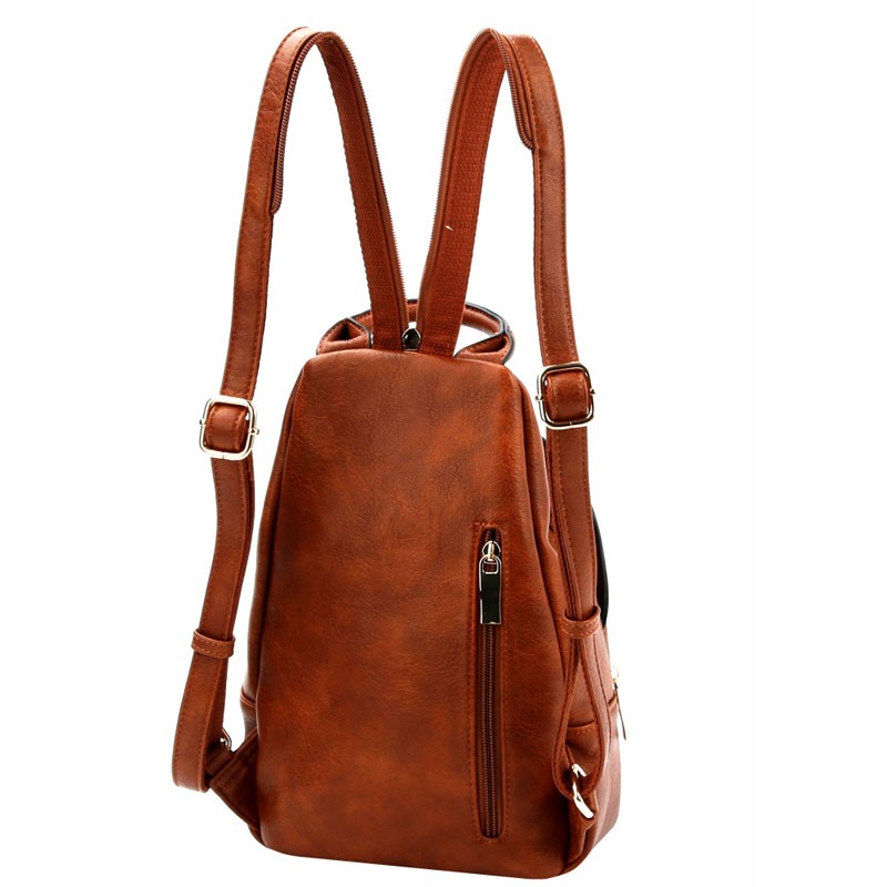 canvas multi pocket backpack